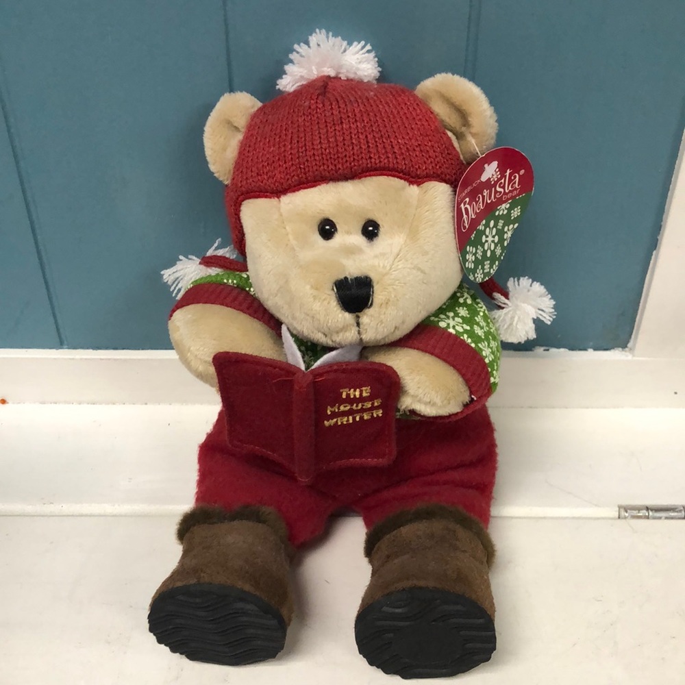 2010 Starbucks Bearista Bear 97th Edition "The Mouse Writer" Plush Toy